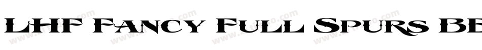 LHF Fancy Full Spurs BETA字体转换